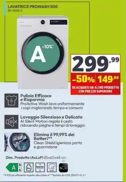 Comet Candy Lavatrice Prowash 500 offerta