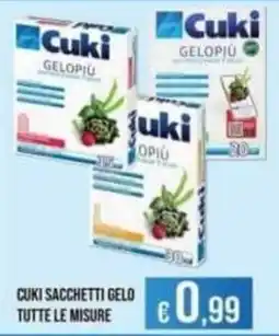 Azzurro Convenienza Cuki sacchetti gelo offerta