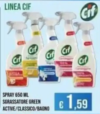 Sgrassatore green Cif