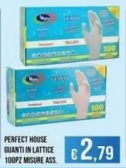 Azzurro Convenienza Perfect House guanti in lattice offerta
