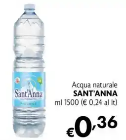 Maxi Supermercati Acqua naturale Sant'Anna offerta