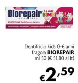 Maxi Supermercati Dentifricio kids BIOREPAIR offerta
