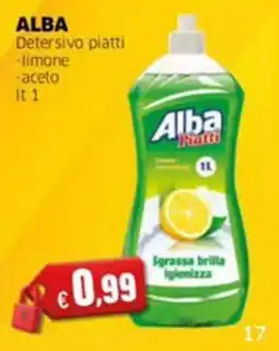 Mercati Alimentari Alba Detersivo piatti -limone -aceto offerta