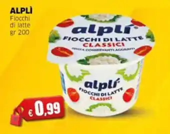 Mercati Alimentari Alpli fiocchi di latte classici offerta