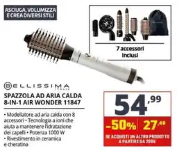 Comet Spazzola ad aria calda 8-in-1 Air Wonder 11847 Bellissima offerta
