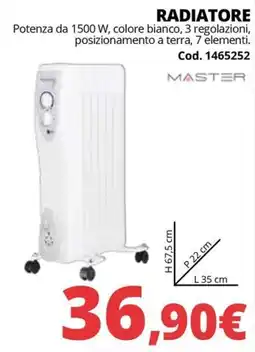 Brico Io RADIATORE MASTER offerta