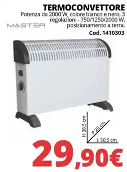 Brico Io Master termoconvettore offerta