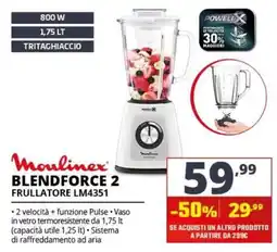 Comet Moulinex Blendforce 2 frullatore offerta