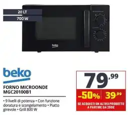 Comet Forno microonde Beko offerta