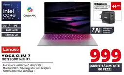 Comet Lenovo YOGA SLIM 7 NOTEBOOK 14IPH11 offerta