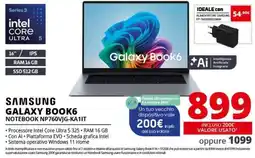 Comet Samsung Galaxy Book6 Notebook offerta