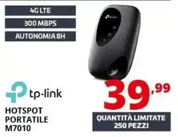 Comet tp-link hotspot portatile m7010 offerta