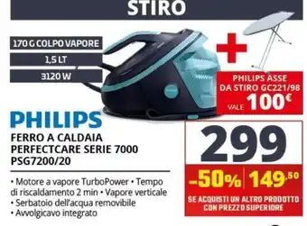 Philips ferro a caldaia PerfectCare serie 7000