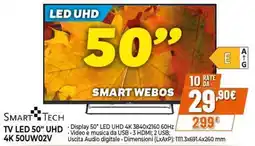 Expert Smart Tech TV LED 50" UHD 4K offerta