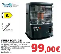 Brico Io Stufa Tosai 241 offerta