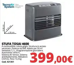Brico Io Stufa Tosai 4600 offerta