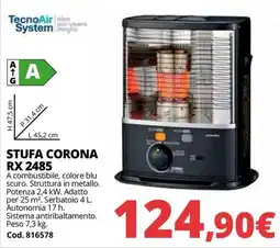 Brico Io Stufa Corona RX 2485 offerta