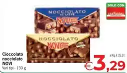 Eurospar Cioccolato nocciolato NOVI offerta