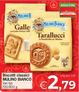 Eurospar Biscotti classici Mulino Bianco offerta