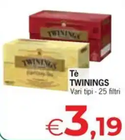 Eurospar Tè TWININGS offerta