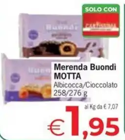 Eurospar Merenda Buondi MOTTA offerta