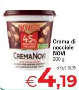 Eurospar Crema di nocciole NOVI offerta
