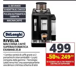Comet DeLonghi macchina caffè superautomatica offerta