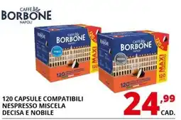 Comet Caffè & Borbone miscela decisa e nobile offerta