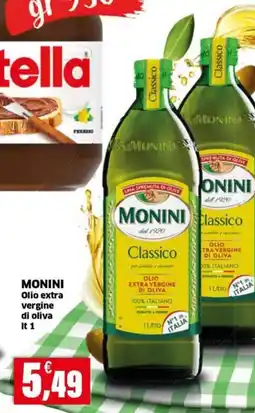 Mercati Alimentari Monini olio extra vergine di oliva offerta