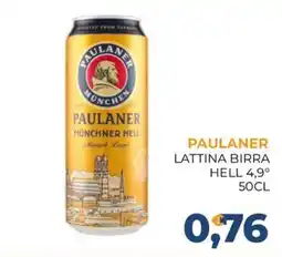 Moderna Paulaner lattina birra hell offerta