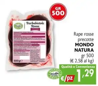 Rape rosse precotte MONDO NATURA