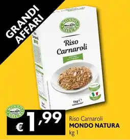Eurospesa Riso Carnaroli MONDO NATURA offerta