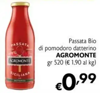 Passata Bio di pomodoro datterino Agromonte