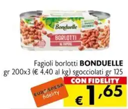 Eurospesa Fagioli borlotti BONDUELLE offerta