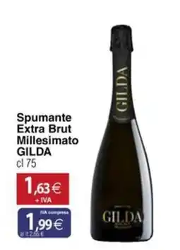 Docks Cash&Carry Spumante Extra Brut Millesimato GILDA offerta