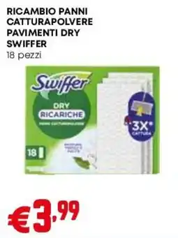 Pam Swiffer panni catturapolvere dry ricariche offerta