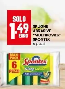 Pam Spugne abrasive multipower spontex offerta