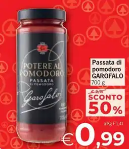 Eurospar Passata di pomodoro Garofalo offerta