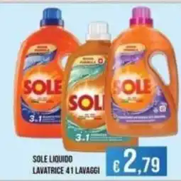 Azzurro Convenienza Sole liquido lavatrice offerta
