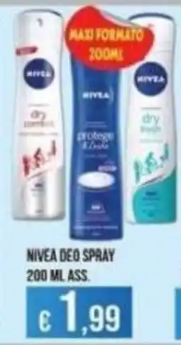 Azzurro Convenienza Nivea deo spray offerta