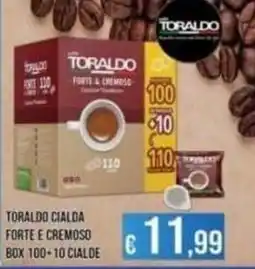 Azzurro Convenienza Toraldo cialda forte e cremoso offerta