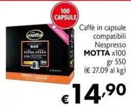 Eurospesa Caffè in capsule compatibili Nespresso Motta offerta