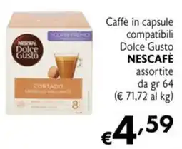Eurospesa Caffè in capsule compatibili Dolce Gusto NESCAFÈ offerta