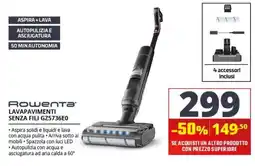 Comet Rowenta lavapavimenti senza fili GZ5736E0 offerta