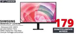 Comet Samsung monitor 27" LS27D700 offerta