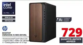 Comet hp DESKTOP OMNIDESK AI offerta