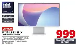 Comet Lenovo IC 27ILL11 1LIX Desktop All-in-One offerta