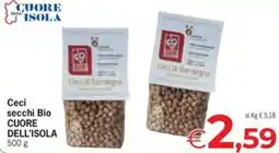 Eurospar Ceci secchi Bio CUORE DELL'ISOLA offerta