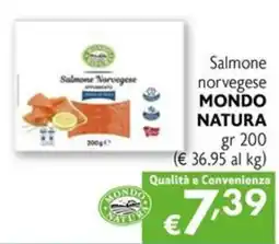 Eurospesa Salmone norvegese MONDO NATURA offerta