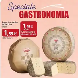 Docks Cash&Carry Toma Contadina BOTALLA offerta